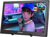 PISICHEN 17,3" Hordozható Full HD Monitor Laptophoz, PS4-hez, USB/HDMI 1