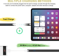 Apple Pencil alternatíva: Gyorstöltős, mágneses iPad ceruza, tenyérfelismeréssel 3