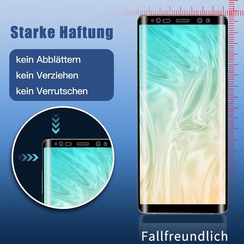 Samsung Galaxy Note 8 edzett üveg képernyővédő - 2db, karcolás- és ujjlenyomatmentes