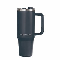 Termoska IronMaxx s uchom, antracitová, 1,2 l, nehrdzavejúca oceľ, dvojstenná — chýba slamka (stav: pozri 2. obrázok) 3