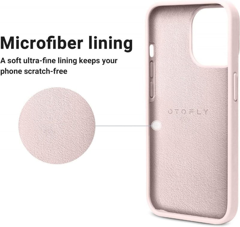 iPhone 14 Pro Púderrózsaszín Ultravékony Ütésálló Szilikon Védőtok
