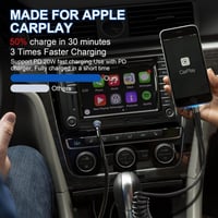 Apple CarPlay Lightning kábel LED-del, MFi tanúsítvánnyal 3