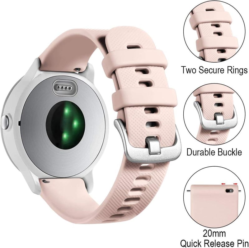 Garmin 20mm-es szilikon óraszíj Vivoactive, Venu és Forerunner modellekhez