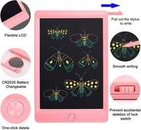 JOEAIS 8,5 colos rózsaszín LCD írótábla gyerekeknek, iskolába és irodába 2