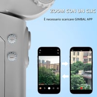 STRBDYI 3 tengelyes telefonstabilizátor iPhone Android AI követéssel összecsukható 3