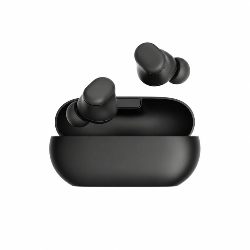Căști wireless Bluetooth Beats Solo Buds, negru mat, 18 ore — Cablul USB nu este inclus (stare: vezi a 2-a imagine)
