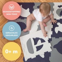 Hakuna Matte Állatos Puzzle Játszószőnyeg - 12 Csempe, TÜV Tanúsított 5
