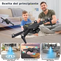 TTROARDS TT19 Drón 1080p Kamerával - 40km/h Sebesség, Egyérintéses Fel/Leszállás, 19 Kefementes Motor, 5G WiFi, Kezdőknek és Felnőtteknek 4
