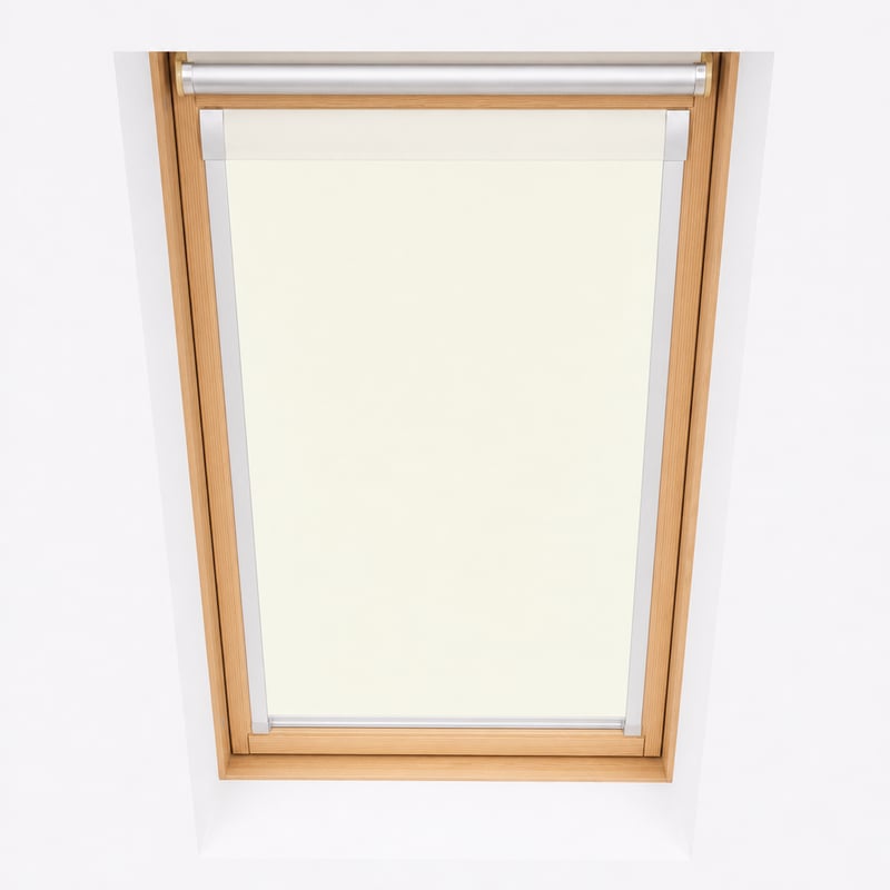Bloc Blinds Skylight MK06 rolo za zamračivanje za VELUX krovni prozor, bijeli, blackout — Bez vijaka (stanje: vidi 2. sliku)