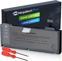Apple MacBook Pro 13" akkumulátor - NinjaBatt A1278 A1322 nagy teljesítményű csereakku (2009-2012) 1