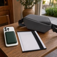Pachet Urban Commuter: Portofel MagSafe + Mapă A5 + Geantă de umăr impermeabilă 1