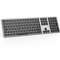 Tastatură Bluetooth OMOTON KB515 pentru Mac, Wireless QWERTZ, Gri (Space Grey) - Mouse — fără stick (stare: vezi a 2-a imagine) 1