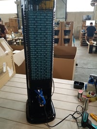 Odparovací vežový ventilátor Pelonis 5 l, ochladzovač vzduchu a zvlhčovač 3 v 1, 3 – bez 2 chladiacich vložiek (stav: pozri 2. obrázok) 3