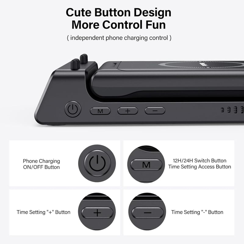 Google Pixel Watch 2 és Pixel 8 4 az 1-ben összecsukható vezeték nélküli töltőállomás