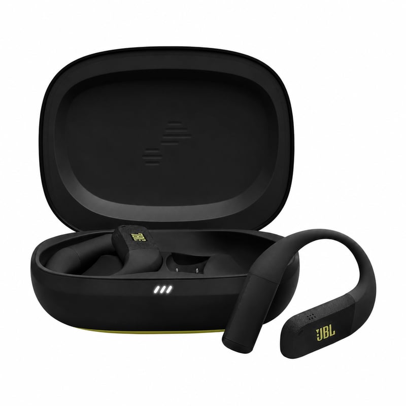 Bezdrôtové športové Bluetooth slúchadlá JBL Endurance Peak 4, čierna/limetková - Len slúchadlá (ušné nástavce (stav: pozri 2. obrázok)