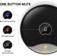 TONOR TM20 USB Konferencia Mikrofon 360°-os Hangrögzítéssel, Némító Gombbal 6