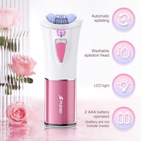 bubbacare Vezeték Nélküli Epilátor - Női Szőrtelenítő Arc és Test Számára, LED Világítással, Bikini, Hónalj és Láb Szőrtelenítéshez 3