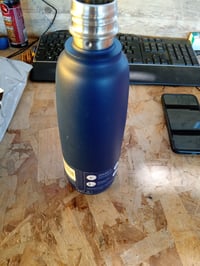 SodaStream Fizz & Go Cool rozsdamentes acél termoszpalack 0,9 l, kék (Blueberry) — tartozékok fele hiányzik (állapot: lásd a 2. képet) 2