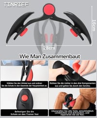 TINRIEF Comb Thigh Trainer 35 lb Medencepadló Edzőgép Nőknek Férfiaknak 8