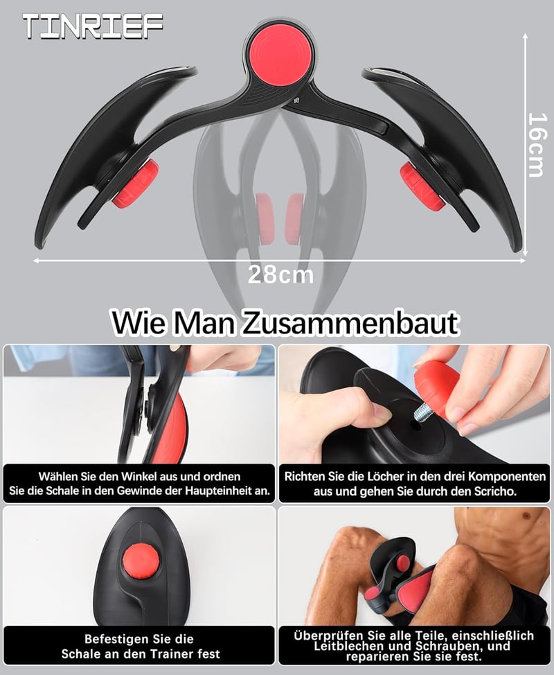 TINRIEF Comb Thigh Trainer 35 lb Medencepadló Edzőgép Nőknek Férfiaknak