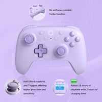 8bitdo Ultimate 2C Vezeték Nélküli Kontroller Windows PC és Android Eszközökhöz - 1000 Hz, Hall-Effekt Joystick, Programozható Gombok, Turbó 2