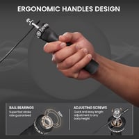 Profi Speed Rope ugrálókötél állítható acélkábellel és edzés e-könyvvel 3