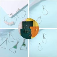 Set pentru confecționarea cerceilor DIY din oțel inoxidabil, pentru pasionați creativi. 4