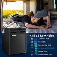 AAOBOSI 50L kompresszoros hűtőbox app vezérléssel, 12/24V, -20°C 6