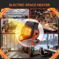 Keramický teplovzdušný ventilátor AAOBOSI s diaľkovým ovládaním, 2000 W, digitálny termostat, 24-hodinový časovač, 3 stupne ohrevu, rýchly ohrev do garáže a exteriéru 6