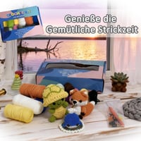Set de croșetat Aarcyye pentru începători – Animale: Balene, Albine, Vulpi, Țestoase – Include fire moi, accesorii și instrucțiuni, ideal pentru cadou 6
