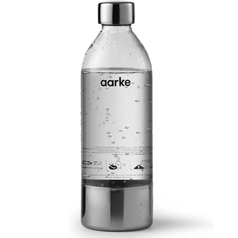 Aarke Carbonator 3 PET fľaša pre výrobník sódy, bez obsahu BPA, nehrdzavejúca oceľ - 1000 ml