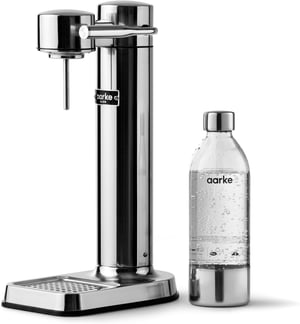 Aarke Carbonator 3 aparat za gaziranje vode od nehrđajućeg čelika s 1 L BPA-free PET bocom