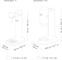 Aarke Carbonator 3 rozsdamentes szódavízgép PET palackkal, SodaStream kompatibilis - Stainless Steel 3