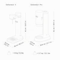 Aarke Carbonator 3 aparat za gaziranje vode, izdanje Sand, s PET bocom od 1L bez BPA, nehrđajući čelik, kompatibilan sa 60L CO2 cilindrom za pripremu soda vode 3