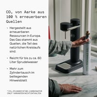 Aarke Carbonator 3 aparat za gaziranje vode, izdanje Sand, s PET bocom od 1L bez BPA, nehrđajući čelik, kompatibilan sa 60L CO2 cilindrom za pripremu soda vode 7