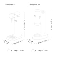 Aarke Carbonator 3 aparat za gaziranje vode, nehrđajući čelik, bakreni finiš, s 1L BPA-free PET bocom, kompatibilan sa Sodastream 60L CO2 cilindrima 3