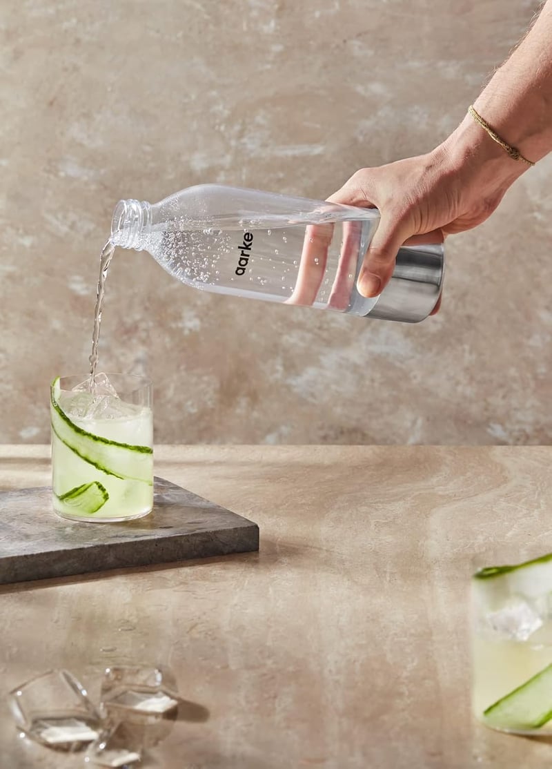 aarke Carbonator 3 szódavízgép üveg, BPA mentes rozsdamentes acél - 800 ml, 800 ml