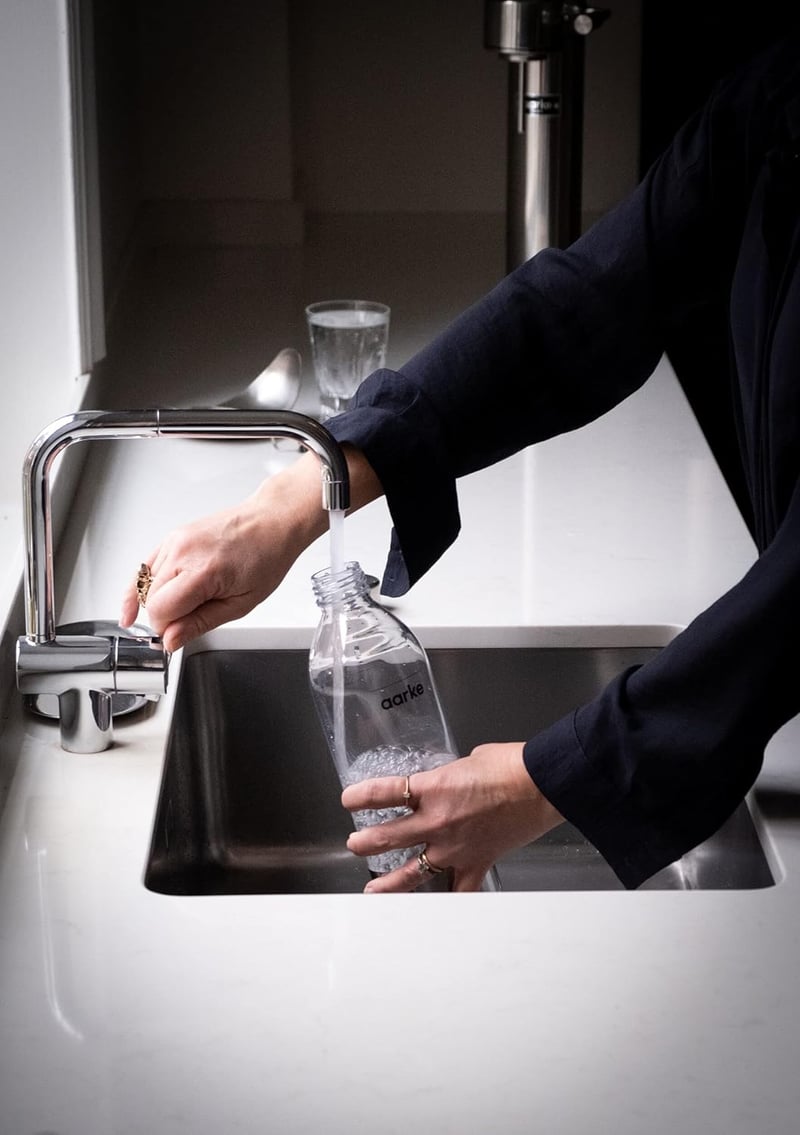 aarke Carbonator 3 szódavízgép üveg, BPA mentes rozsdamentes acél - 800 ml, 800 ml
