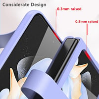Samsung Galaxy Z Flip 5 Vegán Bőr Tok Nyakpánttal - Fekete ANFAIRLACE Védőtok 7