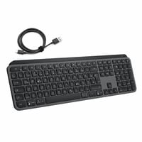Tastatură wireless Logitech MX Keys S — defectă, pentru piese: pornește, dar nu răspunde la receiver (stare: vezi a 2-a poză) 1