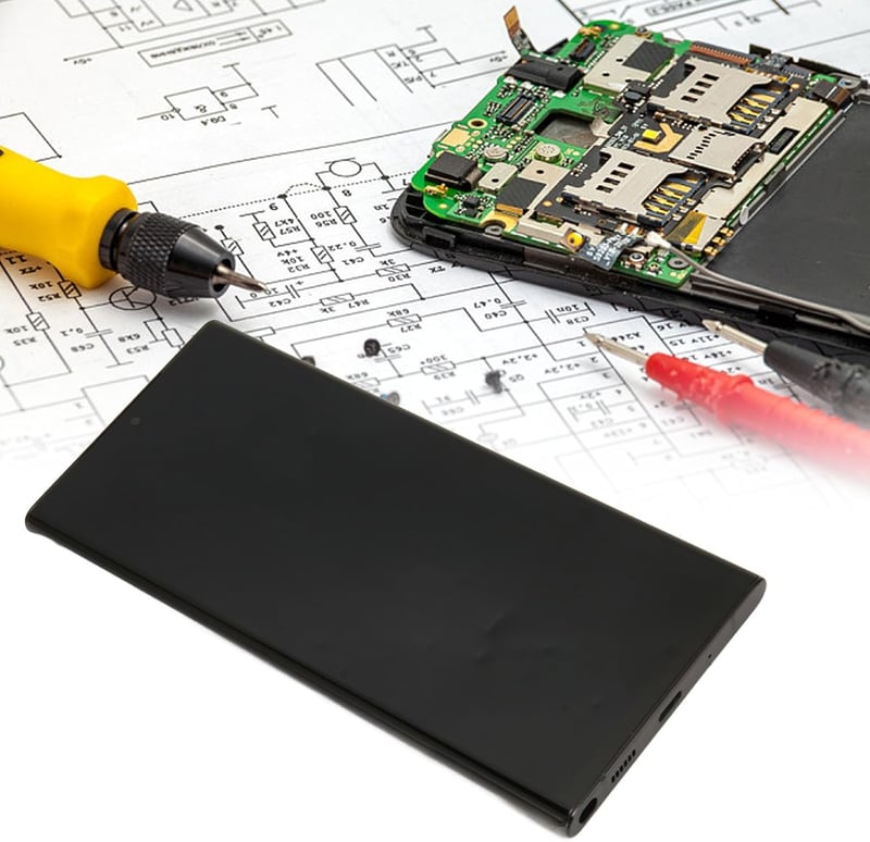 Sxhlseller Galaxy Note 20 Ultra OLED Kijelző Érintőpanellel - Teljes Kerettel és Ujjlenyomat Funkcióval, Teljesen Összeszerelt Telefon Digit