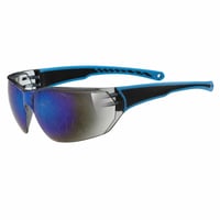 Ochelari de soare sport unisex Uvex Sportstyle 204, albastru/albastru, protecție UV 100%, categoria 3 — braț desfăcut, lentilă zgâriată (stare: vezi a 2-a imagine) 1