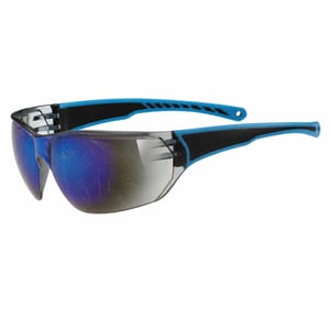 Unisex športové slnečné okuliare Uvex Sportstyle 204, modrá/modrá, 100 % UV ochrana, kategória 3 — poškodená bočnica, poškriabaná šošovka (stav: pozri 2. obrázok)