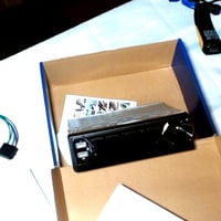 podofo 1-DIN DAB+ auto radio sa 7-inčnim automatski izvlačivim zaslonom osjetljivim na dodir, CarPlay — samo glavna jedinica (stanje: vidi 2. sliku) 2