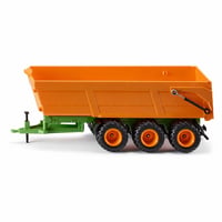 SIKU 2892 trojnápravový sklápací príves Joskin, model v mierke 1:32, oranžový — chybný, čiastočne funkčný (stav: pozri 2. obrázok) 1
