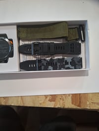MEGALITH Smartwatch férfi okosóra LED zseblámpával, IP68 vízálló, lépésszámláló, Android — Töltőkábel hiányzik (állapot: lásd a 2. képet) 4