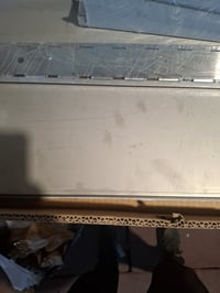 Raft de perete din oțel inoxidabil MOOTACO, 2 niveluri, 100x30 cm, argintiu, pentru bucătărie, montare pe perete — suprafață zgâriată (stare: vezi a 2-a imagine) 3