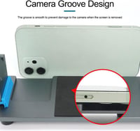 KKnoon Univerzális LCD Képernyő Szétválasztó Eszköz - Mobiltelefon Kijelző Javító Szerszám Hőhatás Nélkül, Állítható Méret, Kamera Védelemme 7