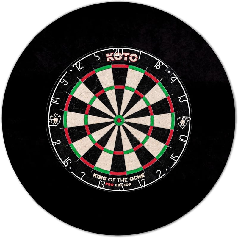 KOTO darts - 4 részes kék EVA dartszőnyeg, fali védőgyűrű darts táblához, falvédő gyűrű, univerzális méret, öntömítő anyag, kezdőknek és pro