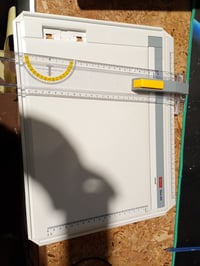 Planșetă de desen Aristo GEO-Board, format DIN A4, model 70442, pentru desen tehnic de precizie — rigla triunghiulară lipsește (stare: vezi imaginea 2) 2